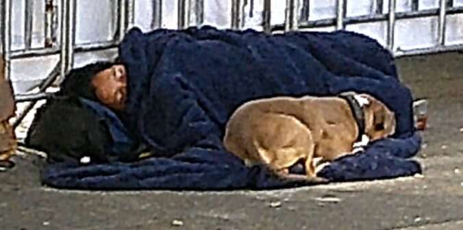 Sleeping On The Street